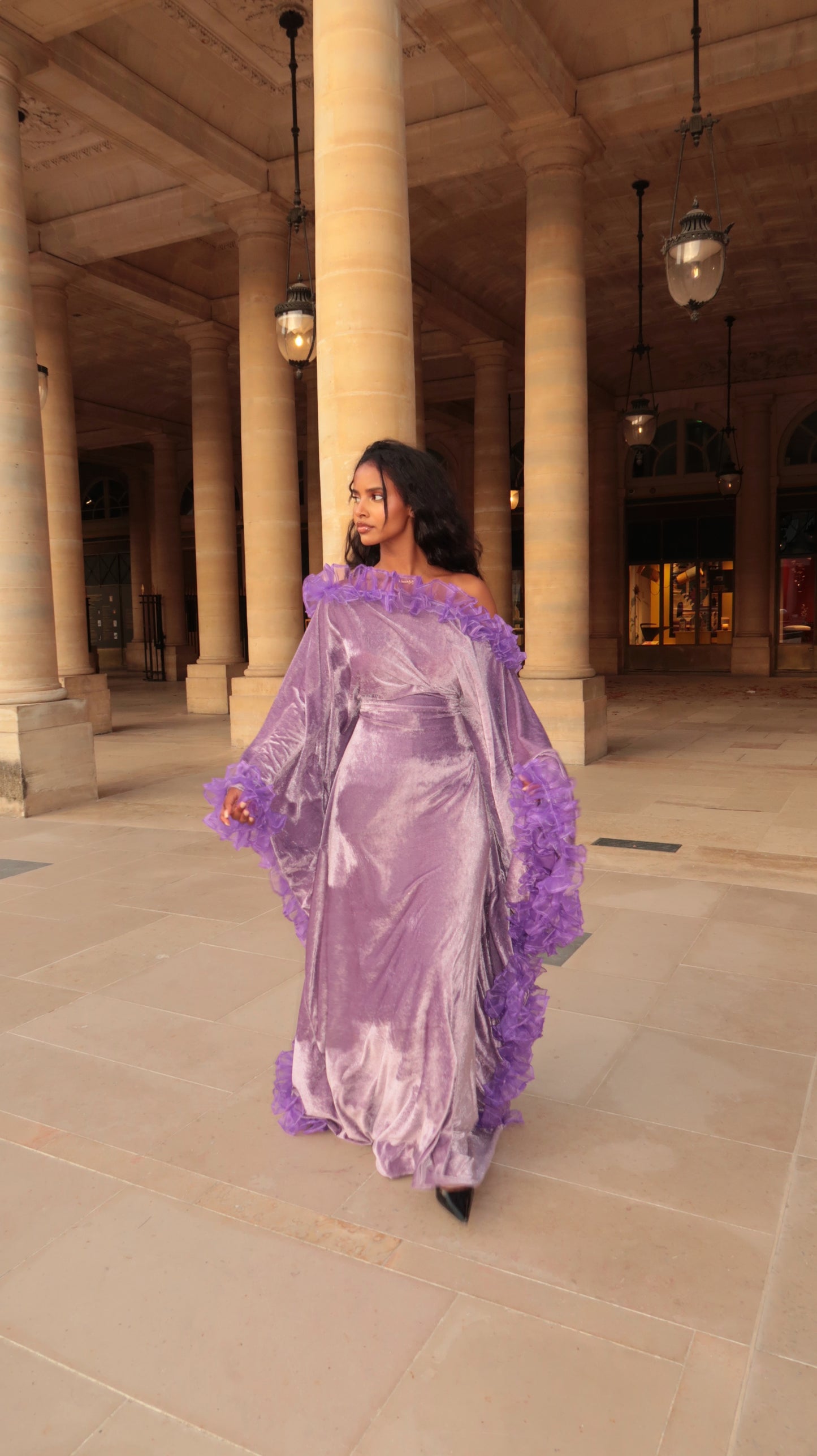 KADIA DRESS violette
