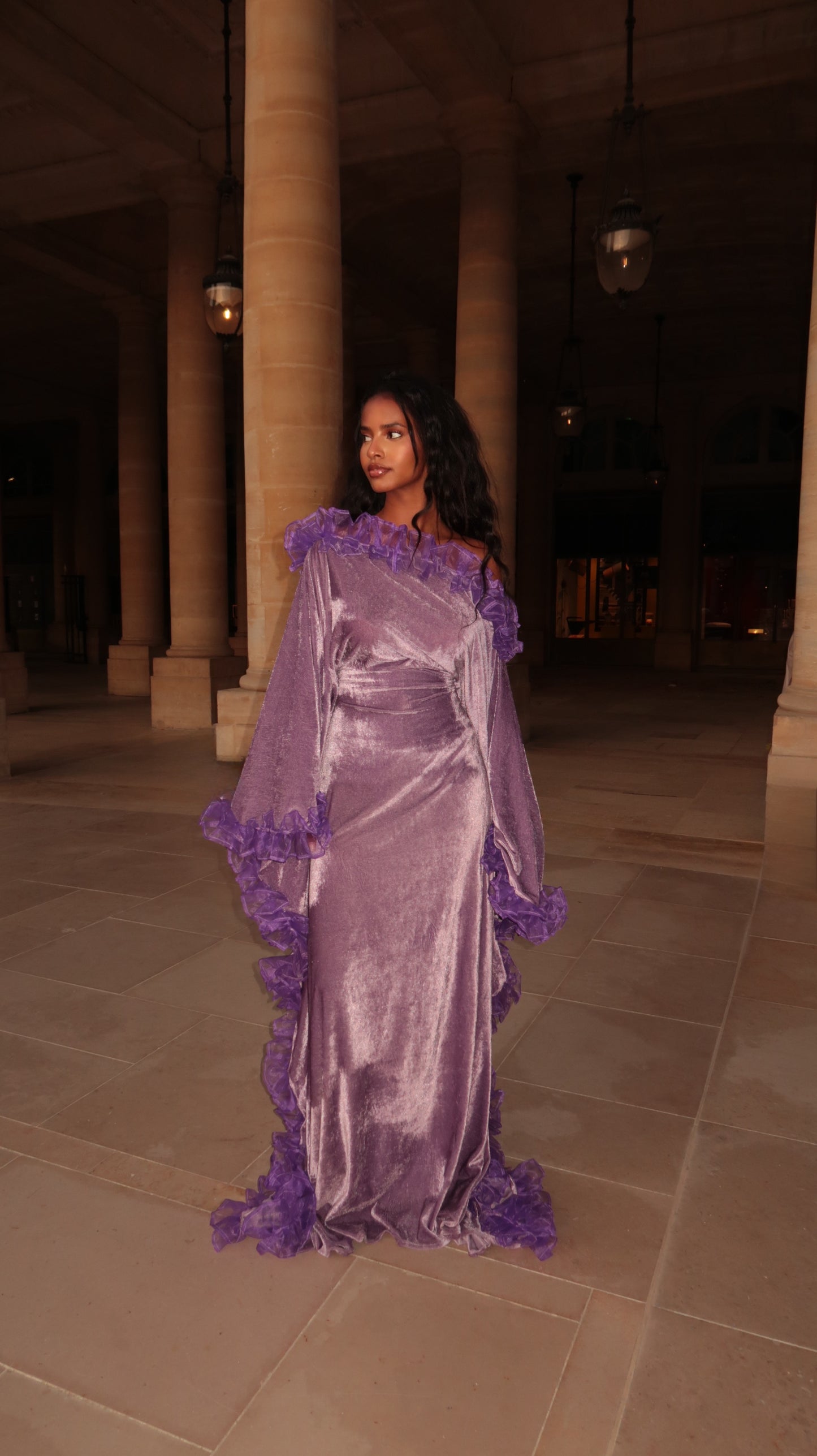 KADIA DRESS violette