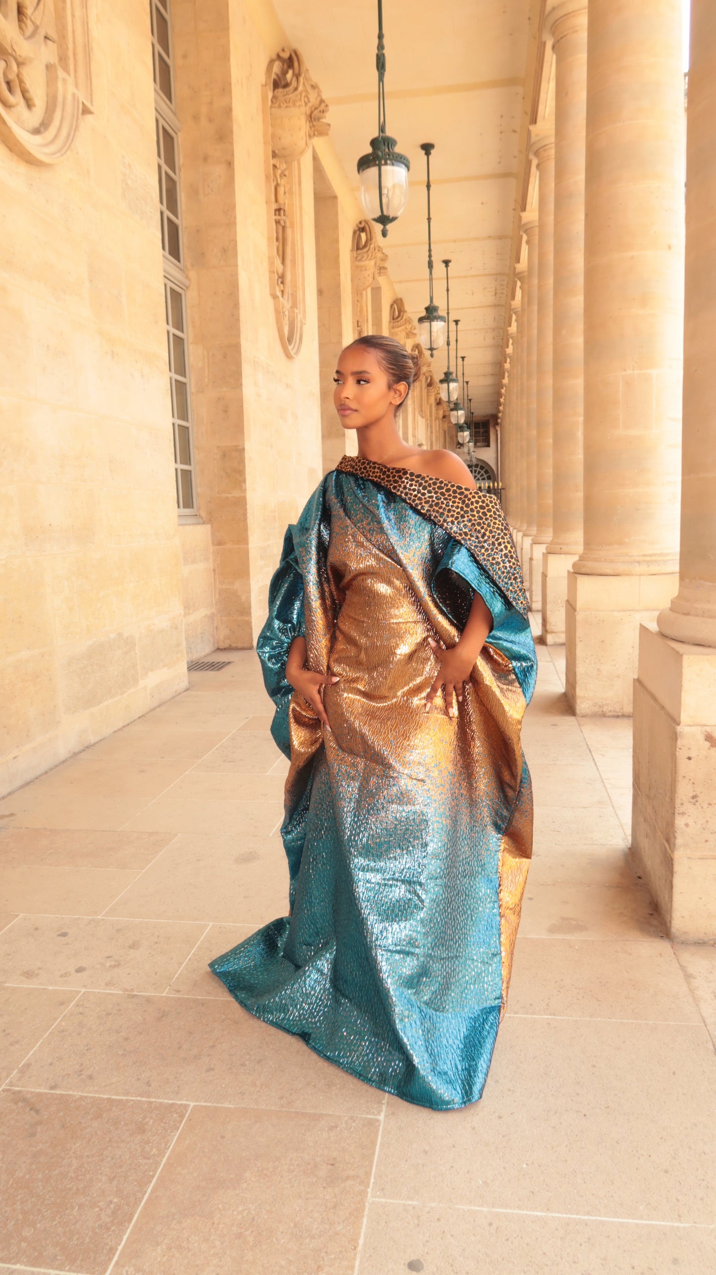 KEERA DRESS bleu