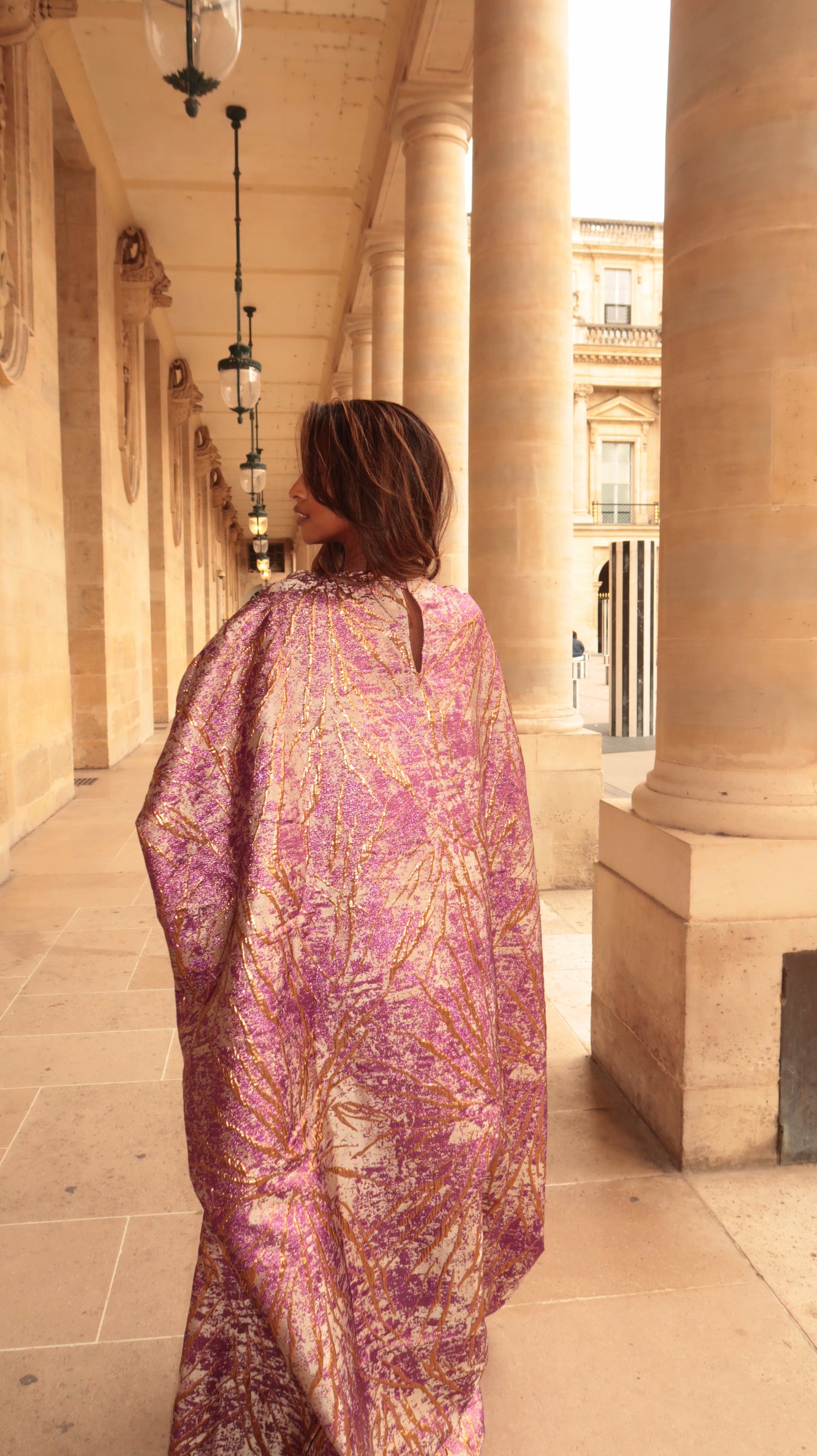 Abaya Hasna violette