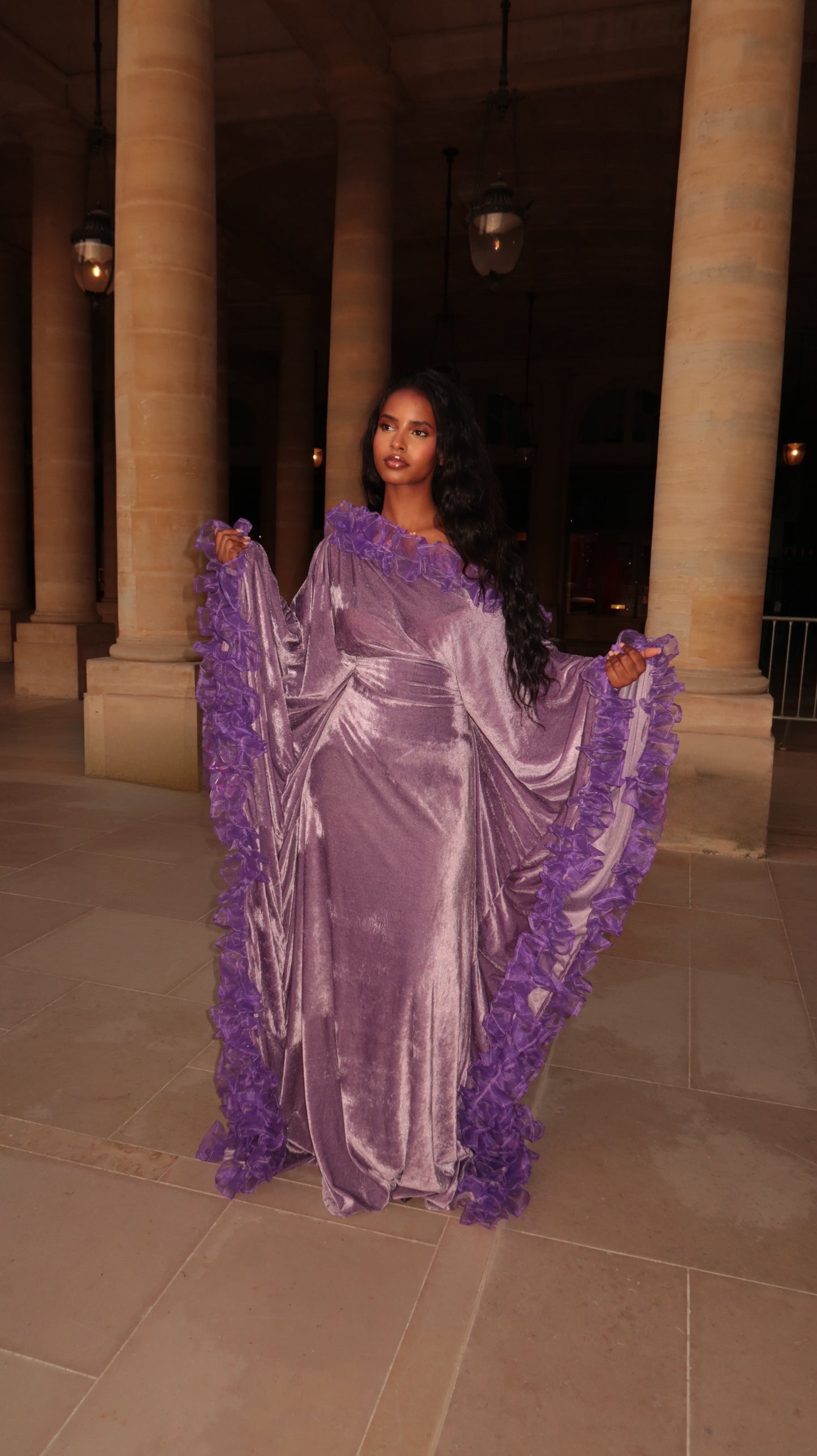 KADIA DRESS violette