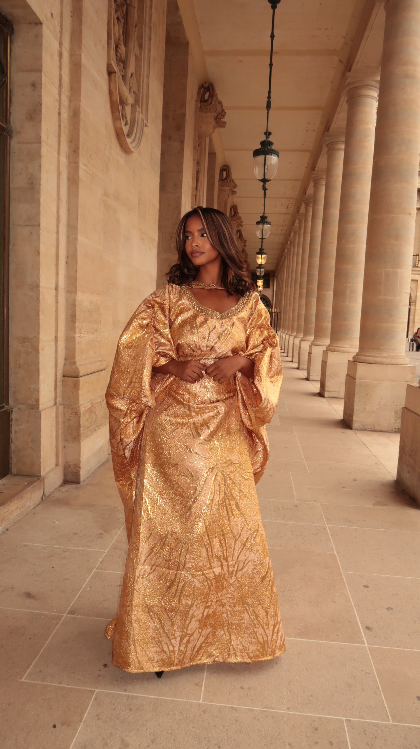 Abaya Hasna Doré