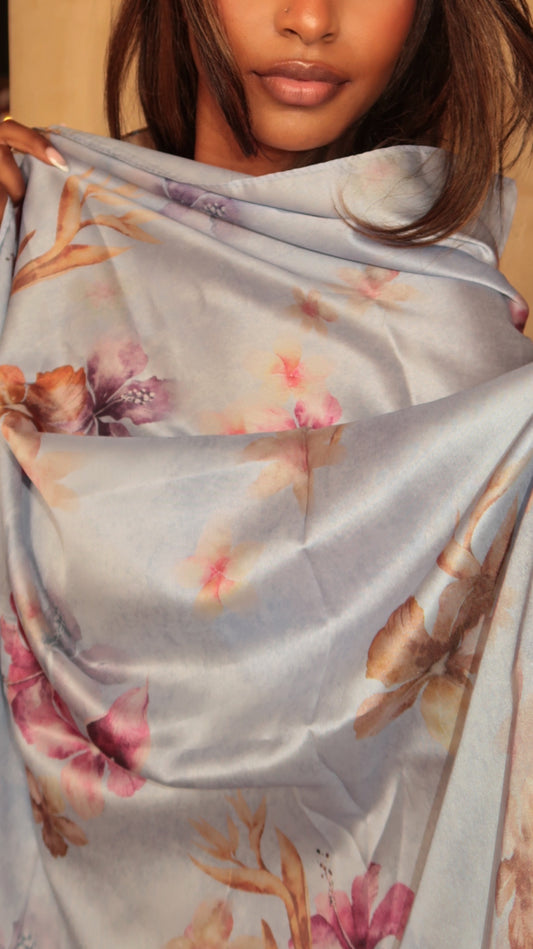 Satin scarf