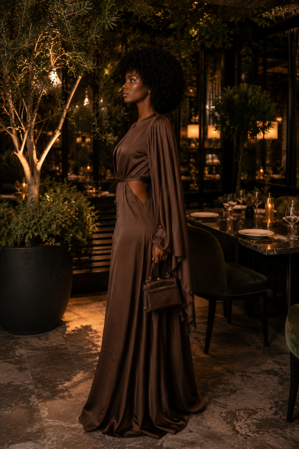 SANTORINI DRESS 🤎