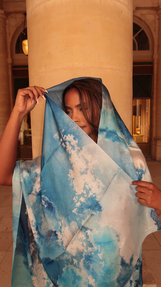 Satin scarf