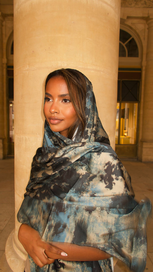 Satin scarf