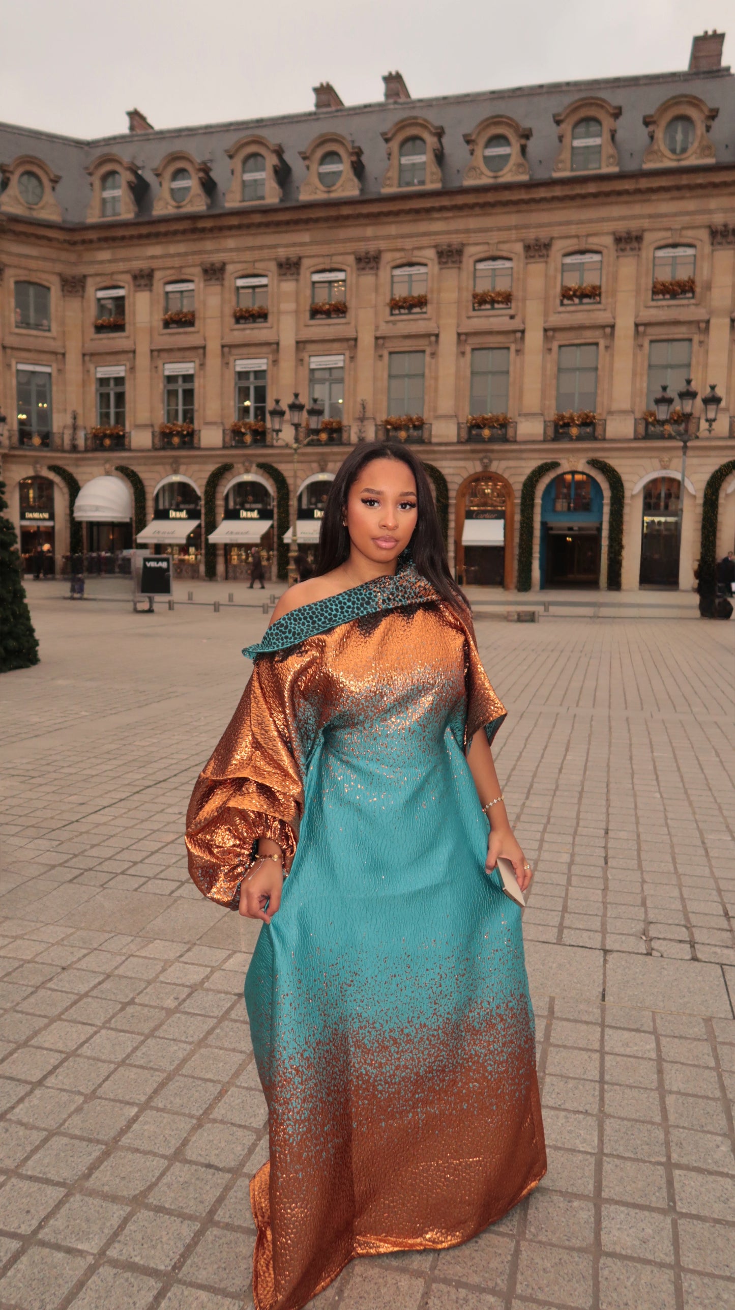 KEERA DRESS Turquoise